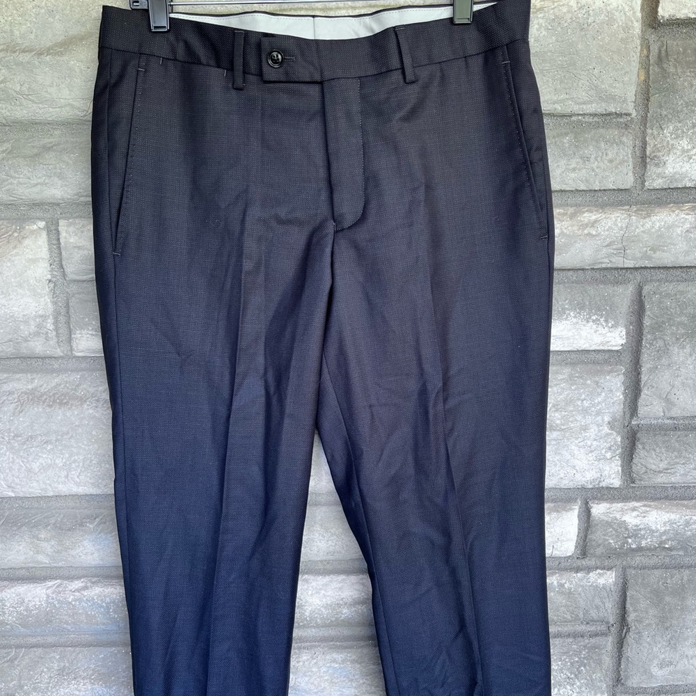 Ted Baker London Slim Fit Men’s Trousers Pants 100% Wool 31 $298